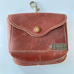 Vintage Transit brown leather belt bag